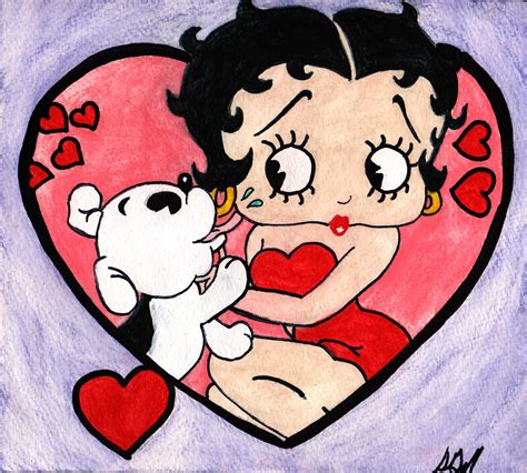 Betty Boop And Pudgy By Menyalion On Deviantart