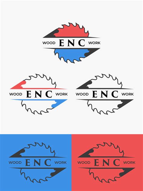Bold Masculine Woodworking Logo Design For Enc Woodworking By N R L M