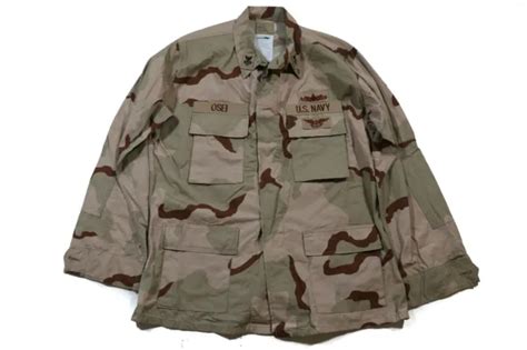 Original Us Navy Dcu Jacket Desert Combat Uniform Bdu 4500 Picclick