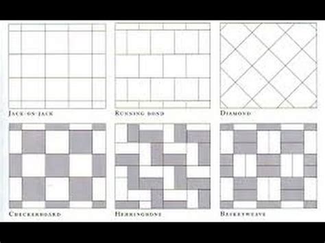 Types of ceramic tile laying patterns, popular tile patterns, tips for laying any ceramic tile pattern, and add interest with patterns. Floor Tile Patterns - Tile Flooring Patterns And Layouts ...