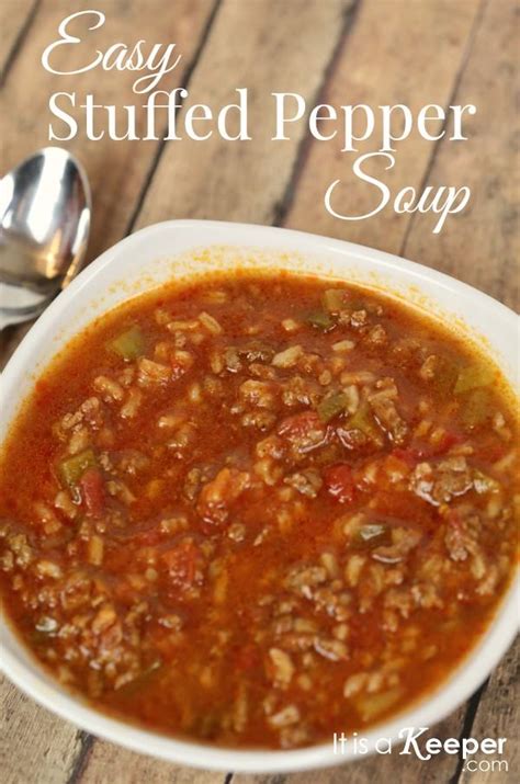 Crockpot stuffed pepper soup recipe. 10 Best Tomato and Green Pepper Soup Recipes