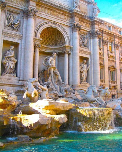 Trevi Fountain Rome Italy Places To Go Trevi Fountain Rome Travel