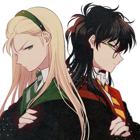 All Hp Couple ️ Draco Malfoy X Harriet Potter 💋💋💋 Anime De Harry Potter Harry Potter