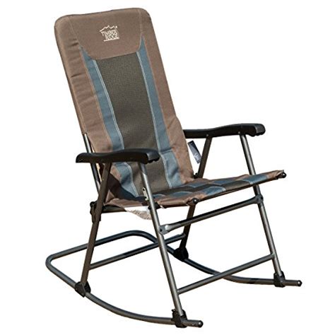 Timber Ridge Smooth Glide Lightweight Padded Folding Rocking Chair