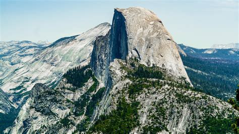 Wallpaper Half Dome Mountain Yosemite National Park California