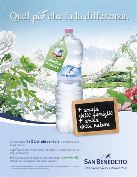 Acqua san benedetto può inoltre favorire il processo della digestione ed è particolarmente indicata per le diete povere di sodio. Le bottiglie "bio" di Acqua San Benedetto | Paoblog.net