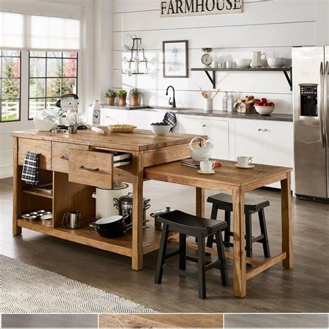 10 Ideas For Kitchen Island With Slide Out Table