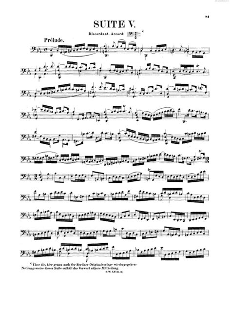 Super Partituras Suite No 5 Johann Sebastian Bach