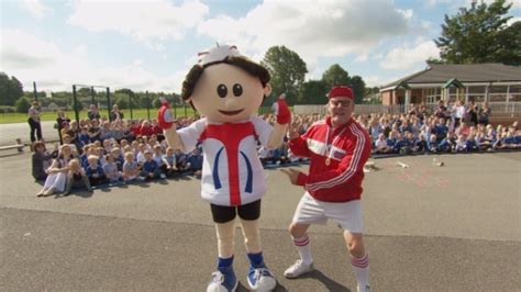 Tour Of Britain Mascot Visits Cumbria Schools Border Itv News