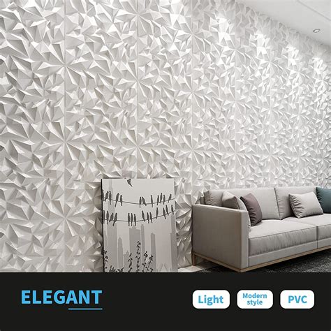 Buy Art3d Textures 3d Wall Panels White Diamond Design For Interior