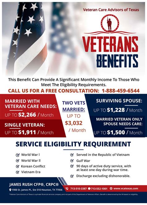 Flyerbrochure Pearland Senior Advocacy Veterans Aid And Attendance