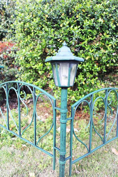 | solar powered led deck light step stairs patio fence lamp waterproof path garden. Garden High Quality Plastic Fence Panel Post With Solar ...