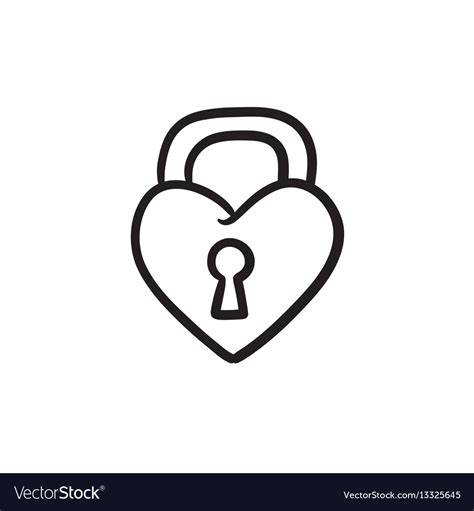 How To Draw A Heart With A Lock