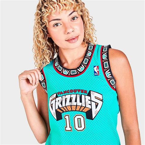 Womens Mitchell Ness Vancouver Grizzlies Nba Mike Bibby Basketball