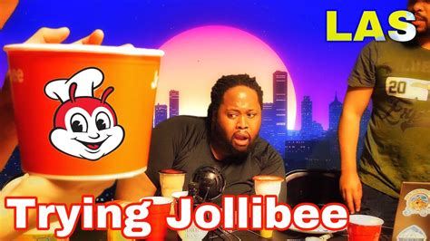 Trying Jollibee For The First Time 🇵🇭 Youtube