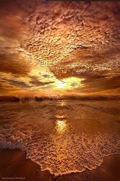 Horizons By Phil Koch Sea Sunrise Peace Clouds Seaso