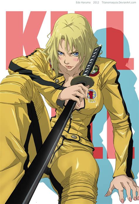 Kill Bill Fan Art Movie Poster Art Movie Art Art Anime Manga Anime Fantasy Characters