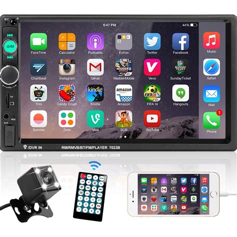 Buy Podofo Double Din Car Stereo Radio Inch Touch Screen Bluetooth Handsfree Mirror Link USB