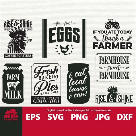 Download Free Svg 25 Farmhouse Quotes Bundle