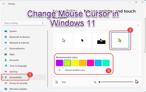 How To Change Colour Of Mouse Pointer Vermessenger