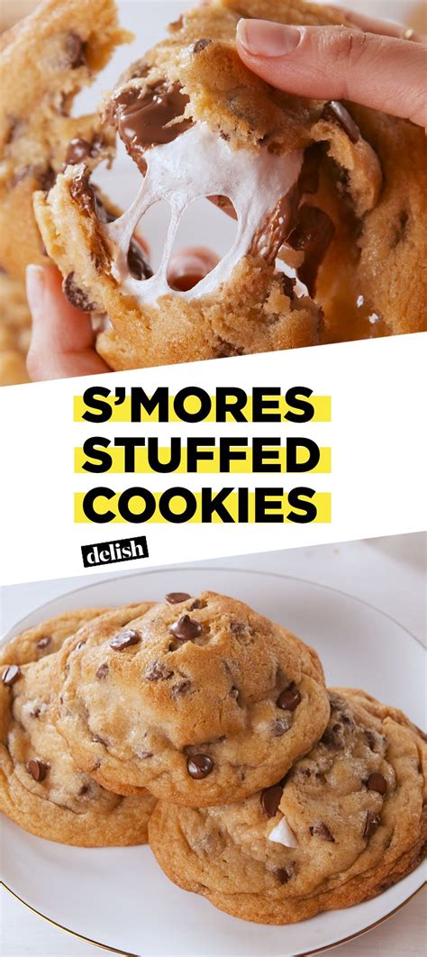 Smores Stuffed Cookies Will Blow Your Mind Recipe Dessert Recipes