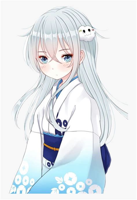 White Hair Anime Girl Ponytail Anime Wallpaper Hd
