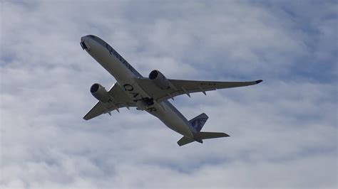 Qatar Airways Airbus A350 900 Soaring Takeoff Youtube