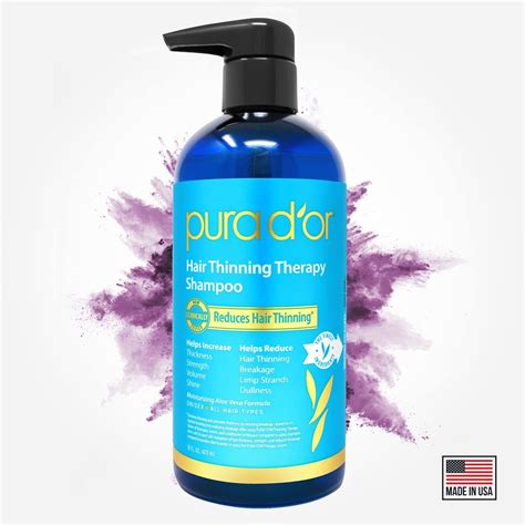 Pura Dor Dor Hair Thinning Therapy Shampoo Original Blue Label Shampoo 16 Fl Oz 851615006006 Ebay