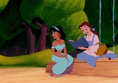 Jasmine Princess And Belle Princesses Disney Belle Disney Princess Jasmine Disney Princess