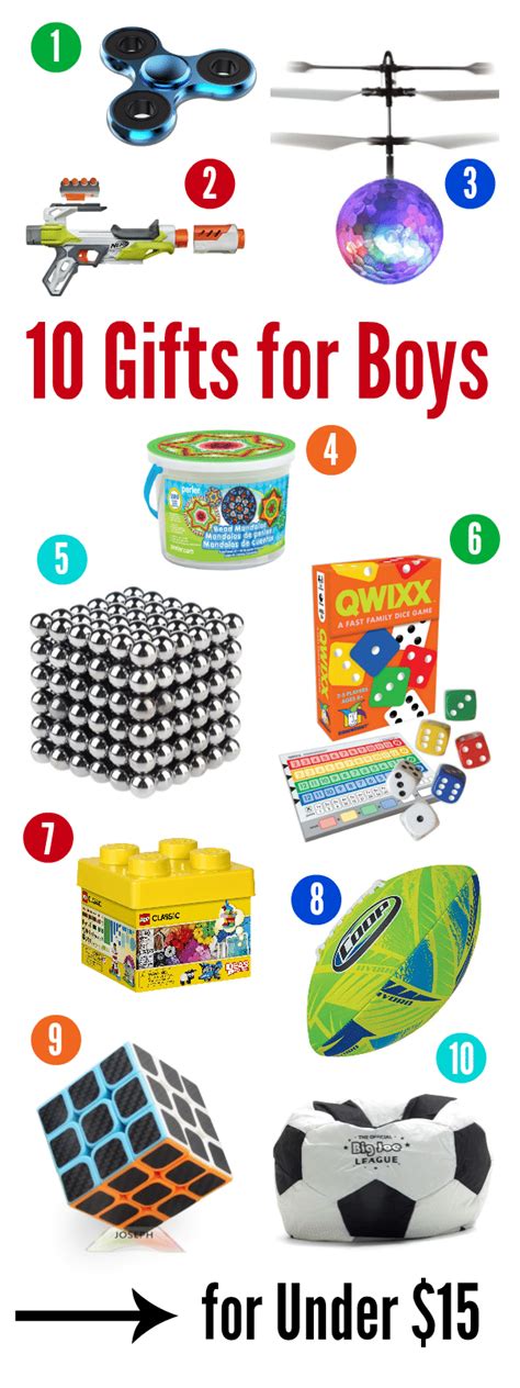 For the kids who have everything. 10 Fun Gifts for Boys for Under $15 - Fun-Squared