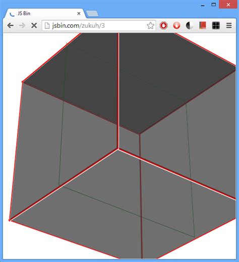 3d Rotating Cube Using Javascript And Css3