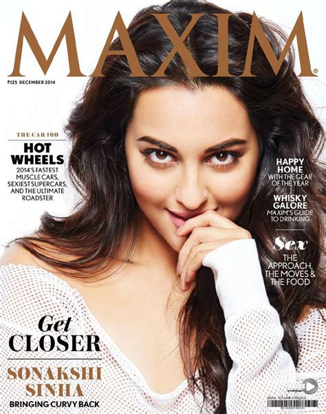 Maxim December 2014 In Sonakshi Sinha Maxim Magazine