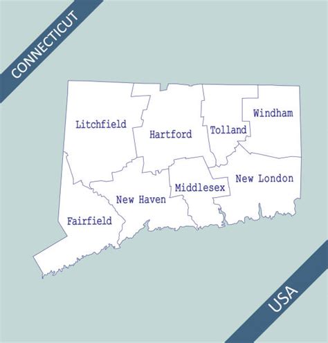 50 Fairfield Connecticut Map Illustrations Royalty Free Vector