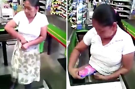 Woman Busted After Hiding Stolen Shopping In Underwear In Viral Clip