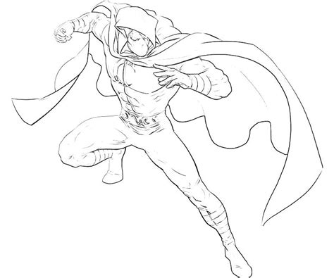 Marvel Moon Knight Pages Coloring Pages