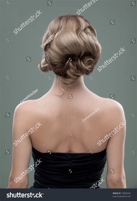 Head Shoulders Image Young Woman Back Stock Photo Edit Now 73685245