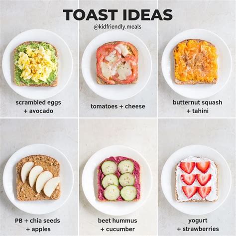 Toast Ideas Nutritious Breakfast Healty Food Healthy Snacks Recipes