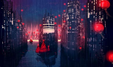 Aesthetic Anime City Wallpapers Top Free Aesthetic Anime