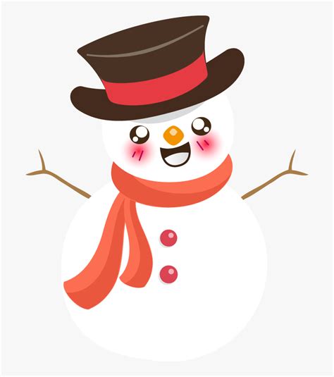 Christmas Snowman Clipart Clip Art Cutest Snowman HD Png Download Kindpng