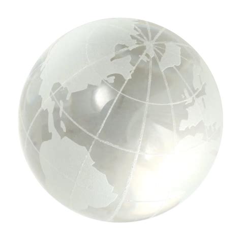 Frosted And Clear Earth Map Marble House Of Marbles