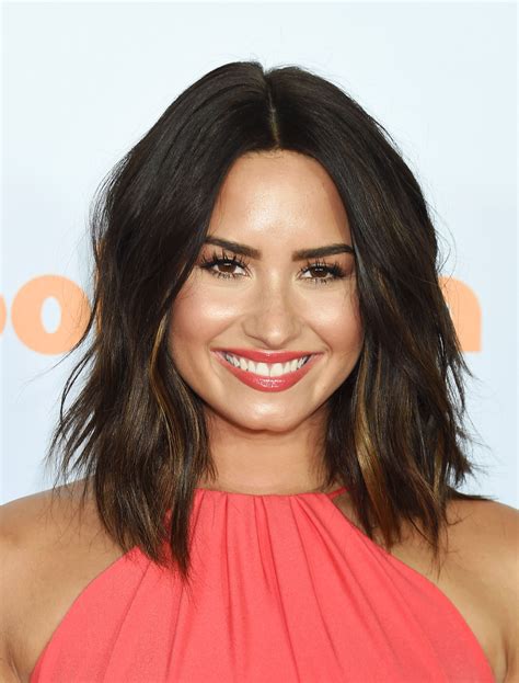 The addition of waves will give you a soft look. 20 Best Collection of Demi Lovato Medium Hairstyles