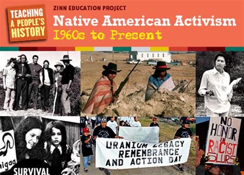 Native American Activism 1960s To Today Native American Education Educational Projects