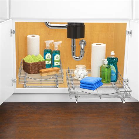 You may discovered one other roll out kitchen cabinet shelf better design concepts. Lynk Roll Out Cabinet Organizer - Pull Out Drawer - Under ...
