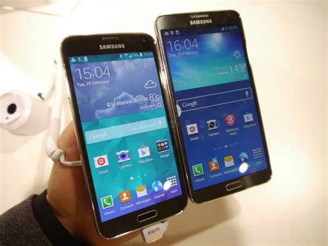 Samsung Galaxy S5 Versus Samsung Galaxy Note 3 Updato