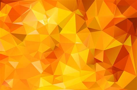 Orange Geometric Polygonal Triangle Texture Vector Download