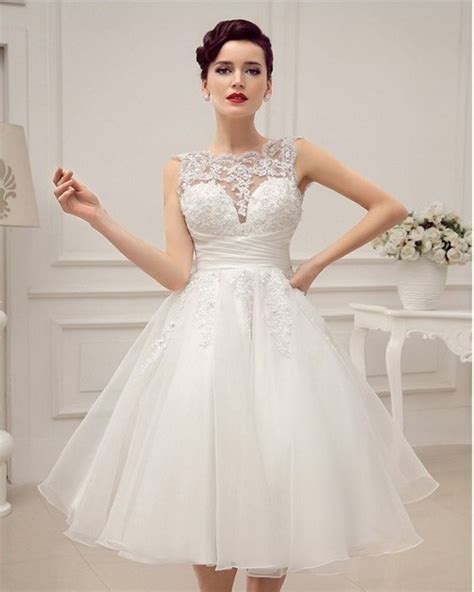 20 Most Beautiful Short White Wedding Dress Ideas For This Season
