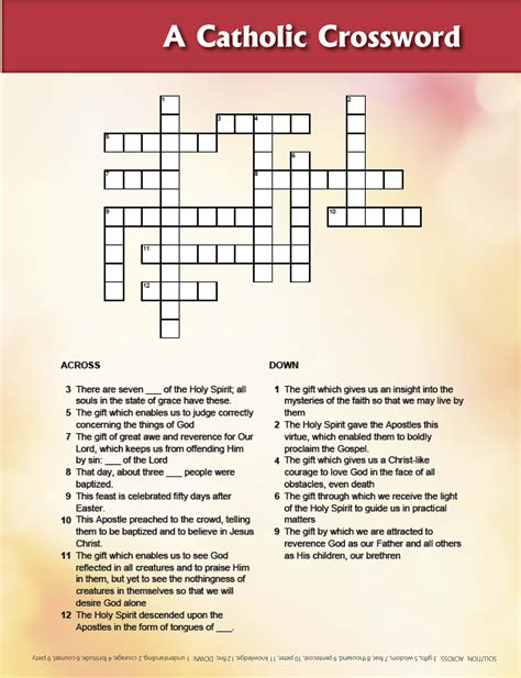 The Liturgical Year Crossword Wordmint Printable Holy Week