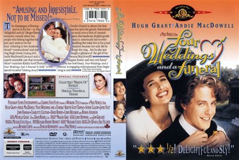 Covercity Dvd Covers And Labels Four Weddings And A Funeral
