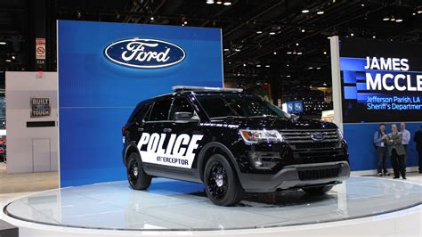Fords Explorer Police Interceptor Utility Gets Stealthy For 2016