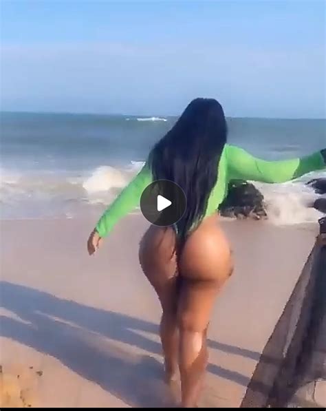 Ghanaian Actress Moesha Boduong Shows Off Her Entire Bum Bum On The